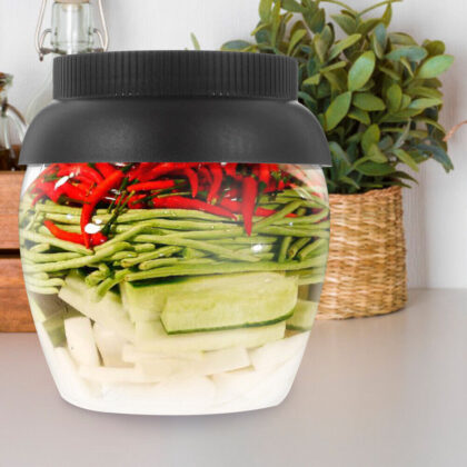 PET Plastic Pickle Jar Seal Kimchi Packaging Can